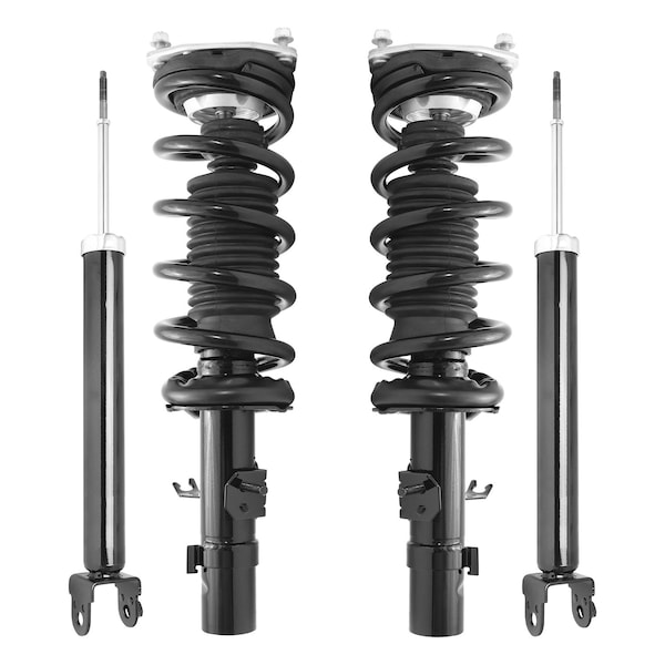 Unity 4-11415-255090-001 Front and Rear Complete Strut Assembly Shock Kit 4-11415-255090-001 - main